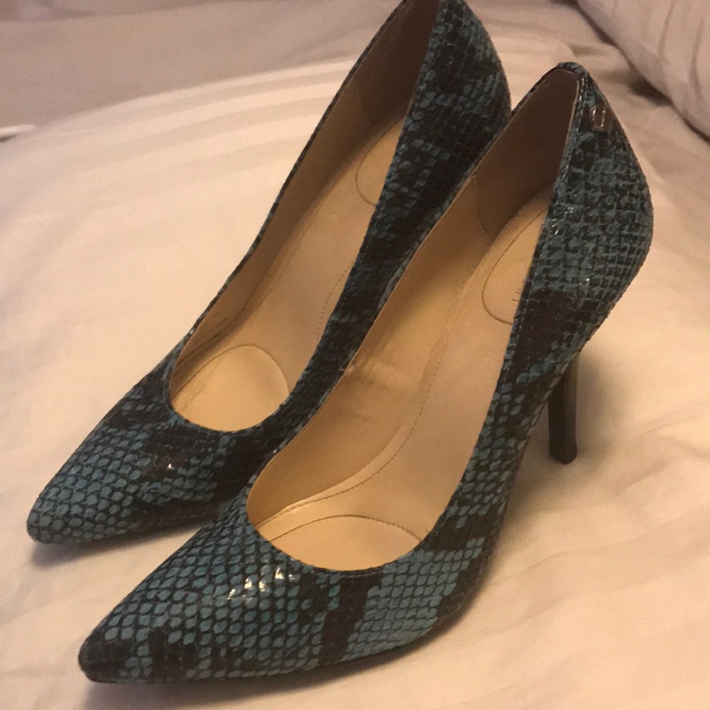 Faux Snake skin heels